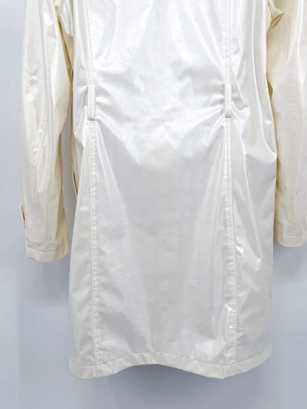 Burberry London Y2K Vintage Bonnie Iridescent Trench Rain Coat Jacket - Picture 10 of 16